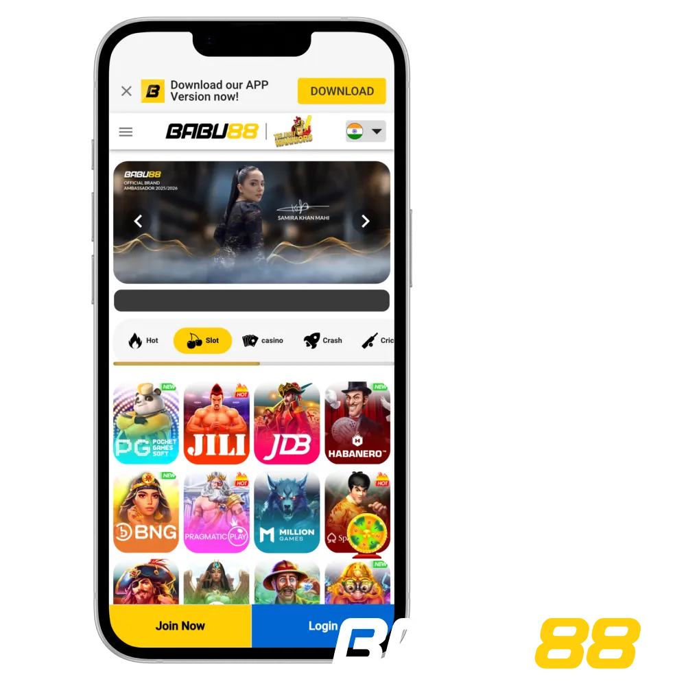 Babu88 app download for Android APK and iOS, phones with sportsbook/casino and UPI, PhonePe, Paytm, crypto logos.