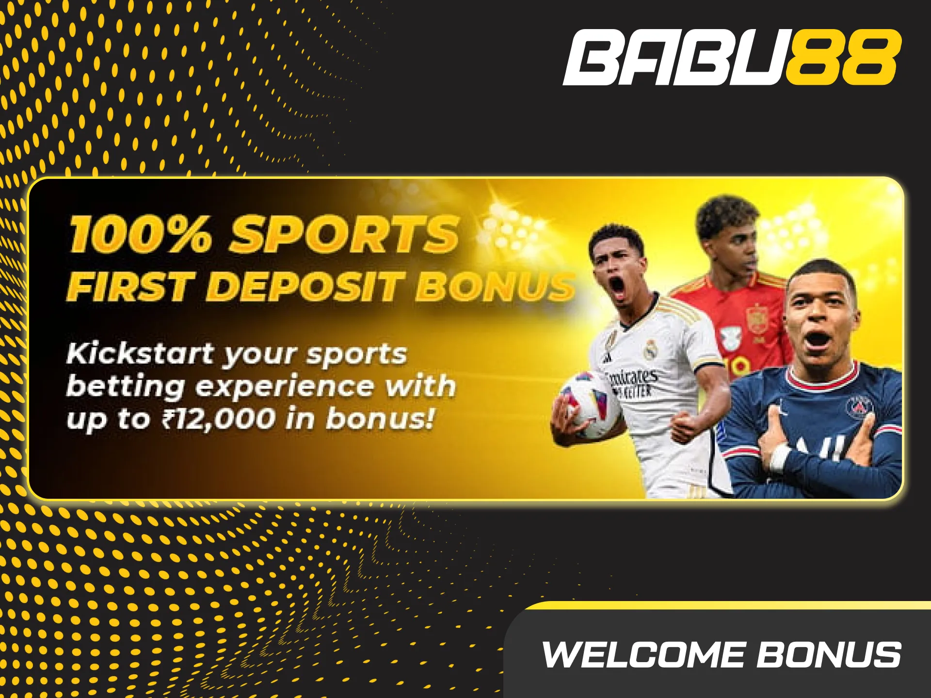 Cricket betting welcome bonus: 100% up to ₹12,000. Code CRICKET100. Min deposit ₹500. 12x wagering in 7 days. T&Cs apply.