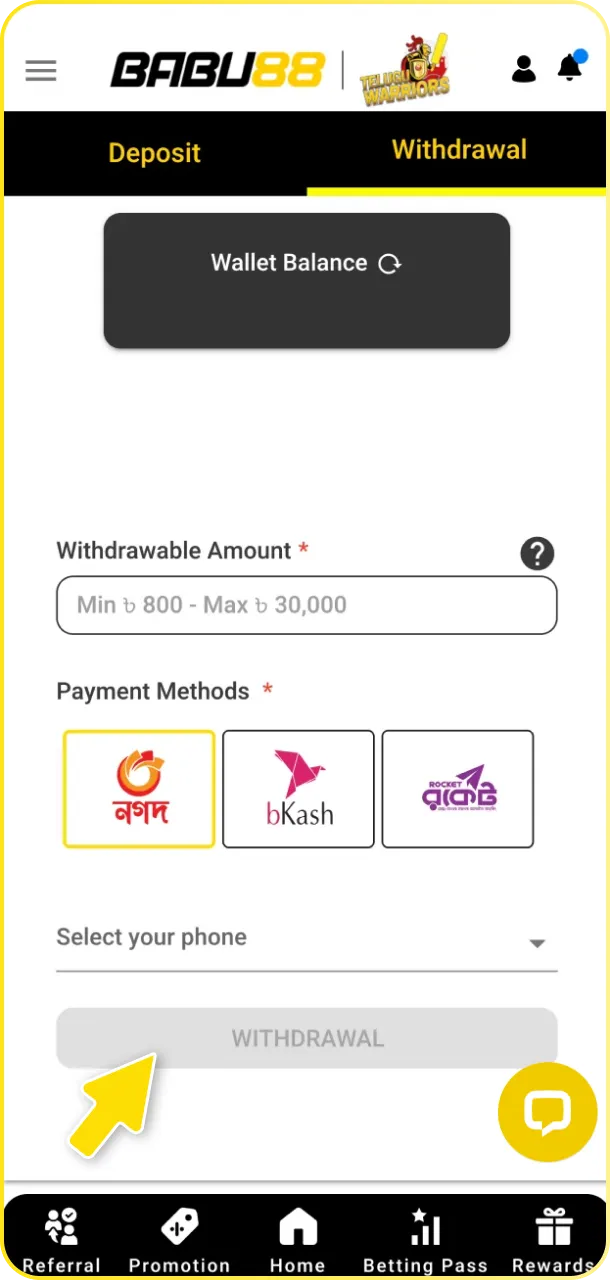 Track and withdraw your football winnings through the official Babu88 site.