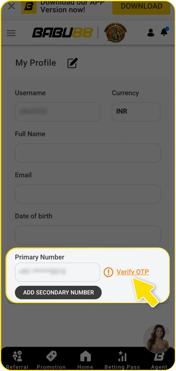 Verify your profile to ensure secure StarCraft II betting at Babu88.